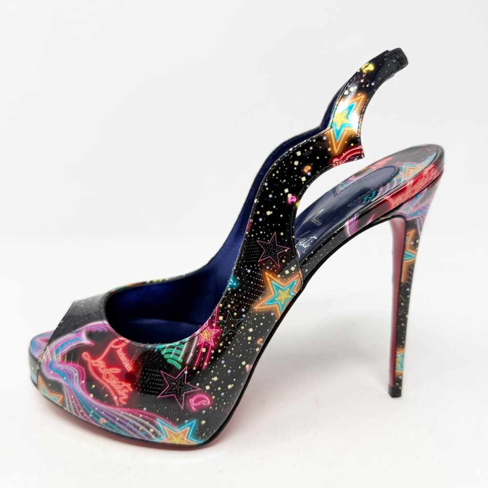 Christian Louboutin Hot Chick Sling Alta 120 Heels Womens EU 36 - Picture 10 of 11